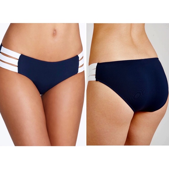 NWT US-8 Seafolly Bikini Set Navy (DD) - Picture 6 of 16